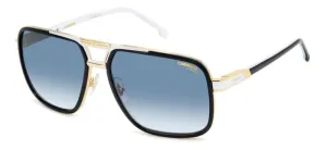 Carrera 1071/S 80S black white/blue gradient lens